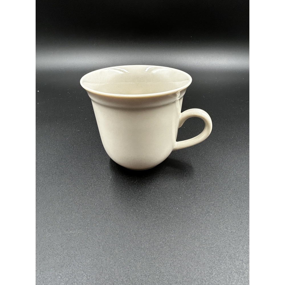 Vintage Regency Designer Collection Stoneware Coffee Mug Japan Ivory Mid-Century